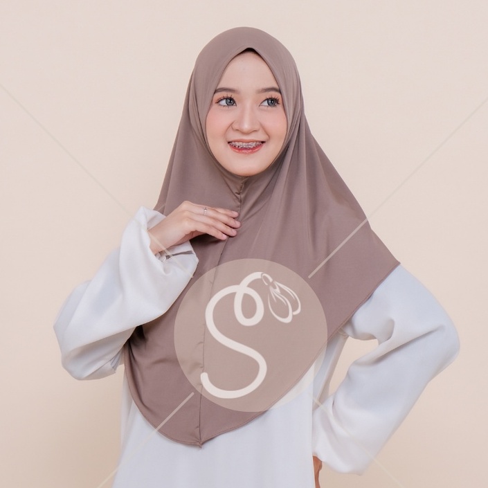 ShalihaFactory - Jilbab Instan Jersey Anti Tembem Non Pet | Daisy Hijab Instan