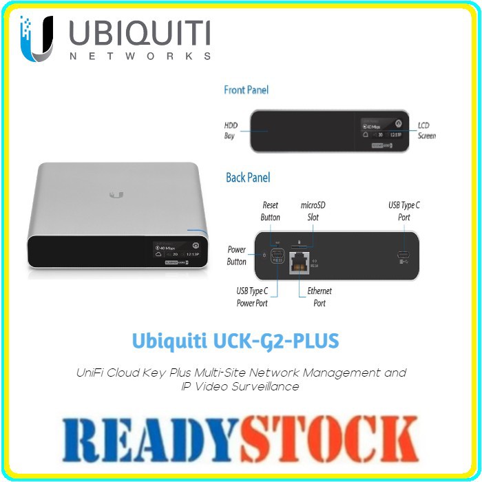 Ubiquiti UCK-G2 Plus Unifi Cloud Key Gen2 Plus