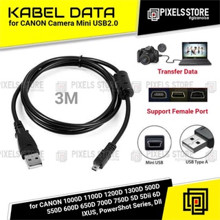 Kabel Data for CANON Dslr 600D 60D 1200D 1300D 5D 6D 1000D 3000D 550D 650D 80D 70D Eos