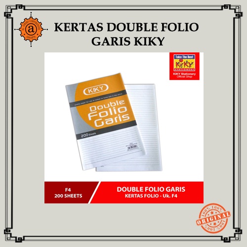 

Kertas Double Folio Garis Kiky