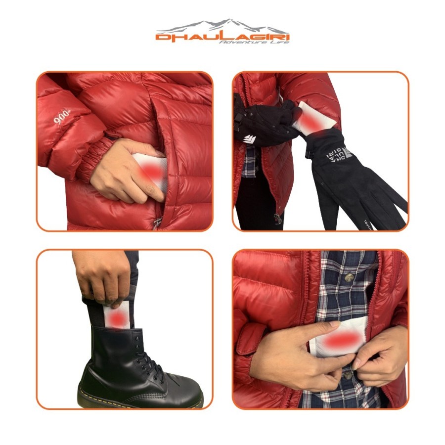 Penghangat Tangan Dhaulagiri Hand Warmer Tahan 8-12 Jam Heat Pack Survival Kit