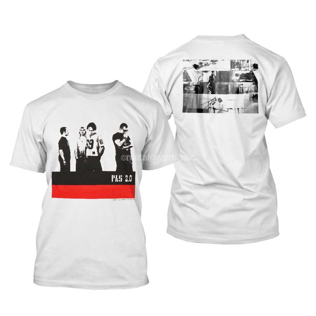 Metalgear Music Original  Pas Band - Pas 2.0 Tshirt Baju Kaos