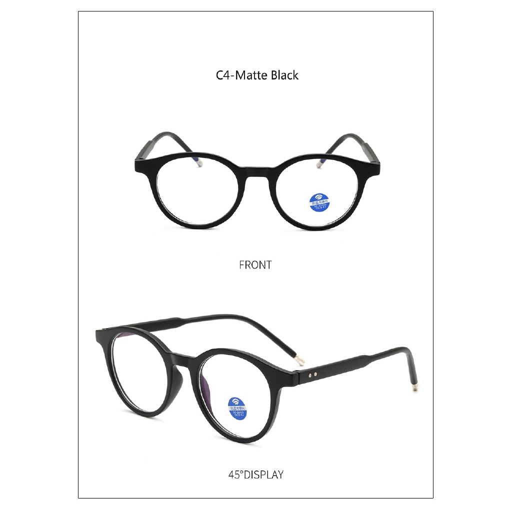 Fashion anti-blue light men's and women's literary glasses