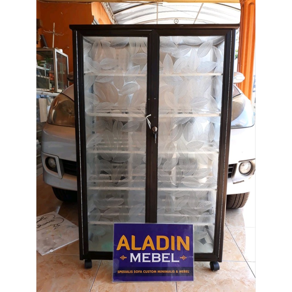 Rak Sepatu Aluminium Daun Besar Sidoarjo  Terlaris