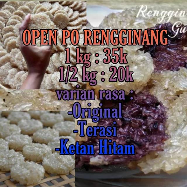 

RENGGINANG (OPEN PO)