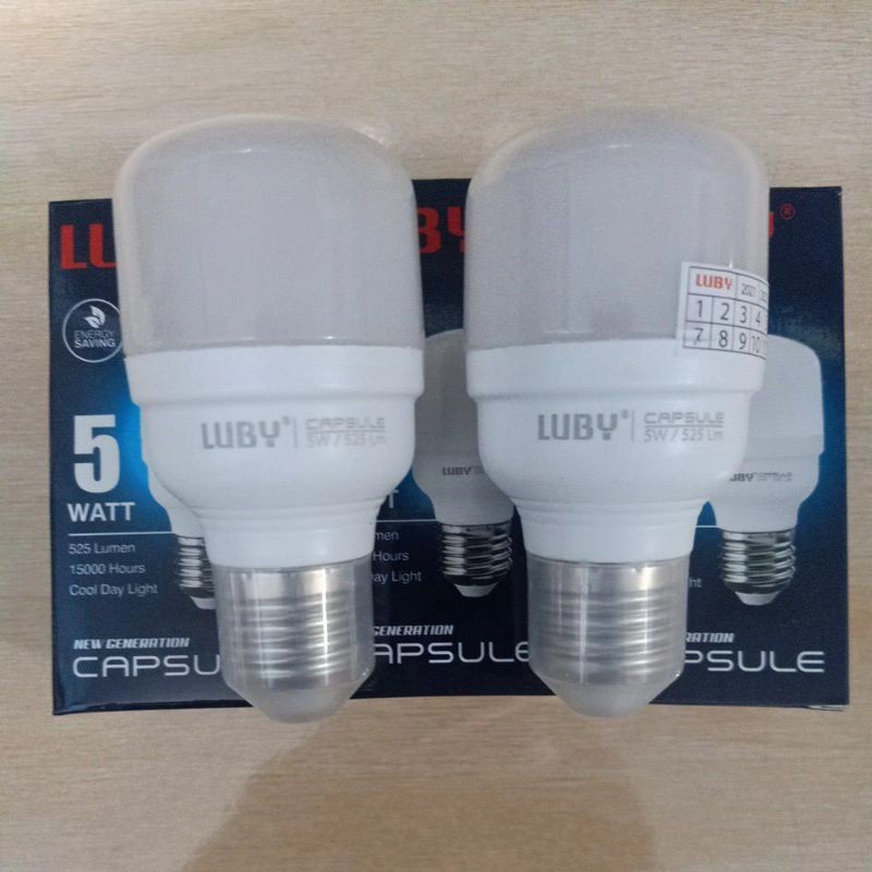 LAMPU LED LUBY 5WATT MURAH BERGARANSI