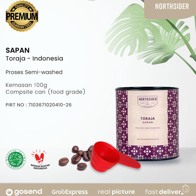 

[COD] BIJI KOPI ARABIKA TORAJA SAPAN DRY HULLED - 100GR NORTHSIDER COFFEE [COD]