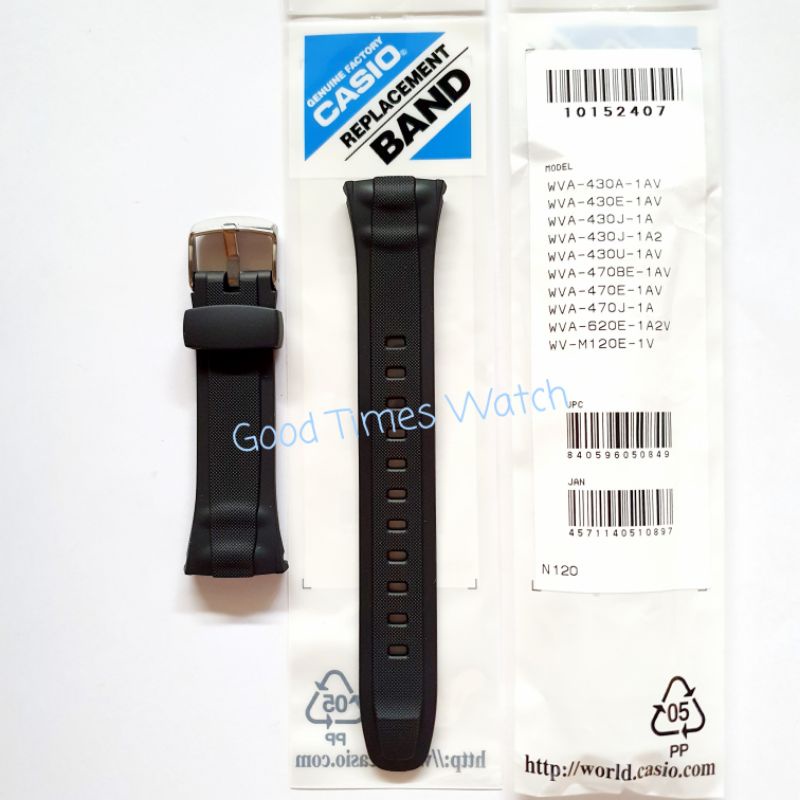 STRAP CASIO WVA 430 WVA 470 WVA 620 WV M120 WVQ 400 Casio Original
