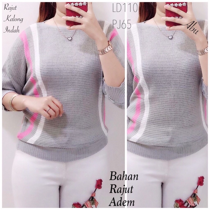 TERMURAH | SWEATER BLOUSE | RAJUT KALONG INDAH | PAKAIAN INPORT WANITA