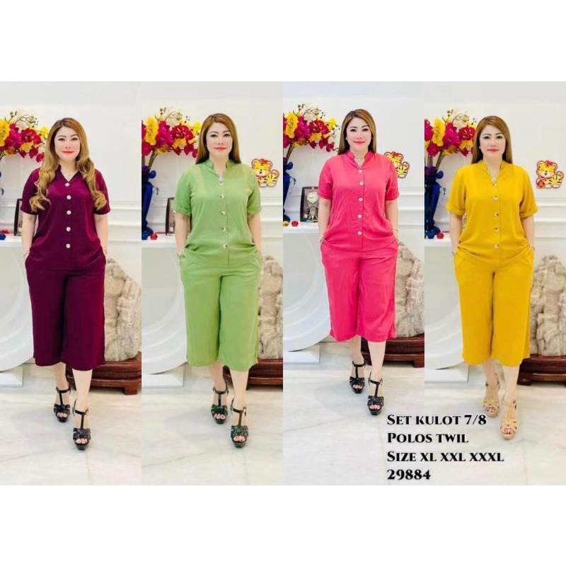 Setelan rayon twil 7/8