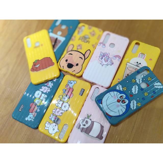 Softcase Koper Motif karakter Samsung Oppo Vivo realme