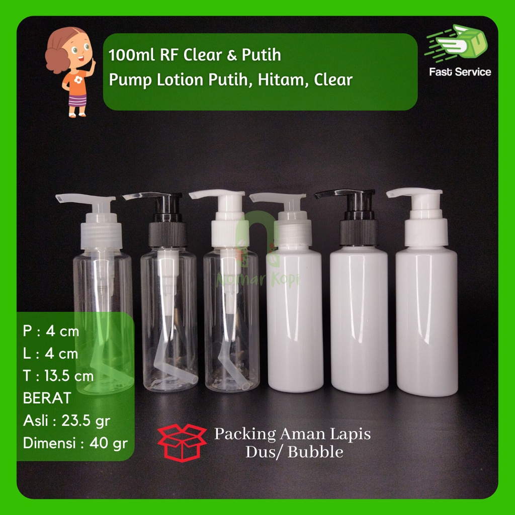 Botol 70ML Tabular Pump Lotion