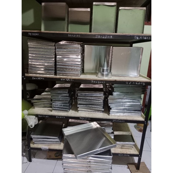 LOYANG TAWAR LOYANG BRONIS TINGGI 5 HARGA TERJANGKAU BERKUALITAS 15x10x5 22X10X5 20X10X5 25X10X5 30X10X5 ALUMINIUM ASLI FREE BUBBLE WRAPP