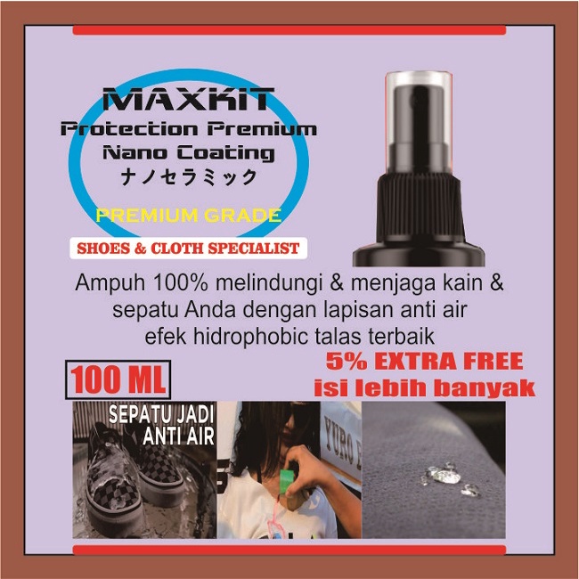 CAIRAN PELAPIS SEPATU ANTI AIR 100 Ml Untuk Jaket Jas Hujan Spray Cairan Waterproof Untuk Sepatu Jak