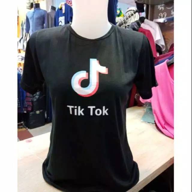 Tik tok tee//tshirt tik tok//kaos tik tok