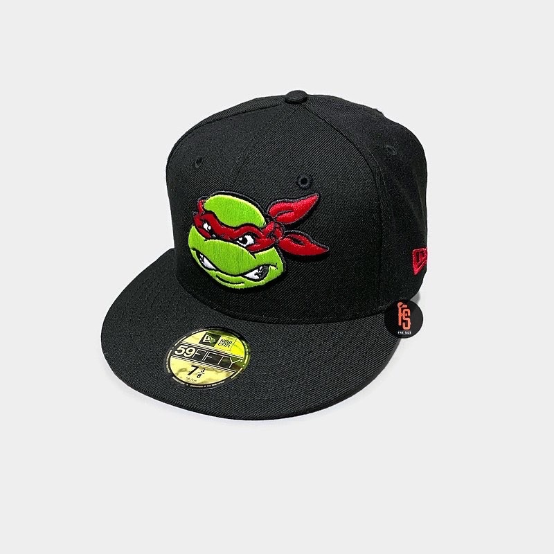 TOPI NEW ERA ORIGINAL 5950 RAPHAEL NINJA TURTLES TMNT BLACK