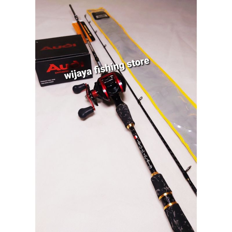 Set Joran BC Daido Predator 180 195 dan Reel BC Lizard Audi 8.1 : 1