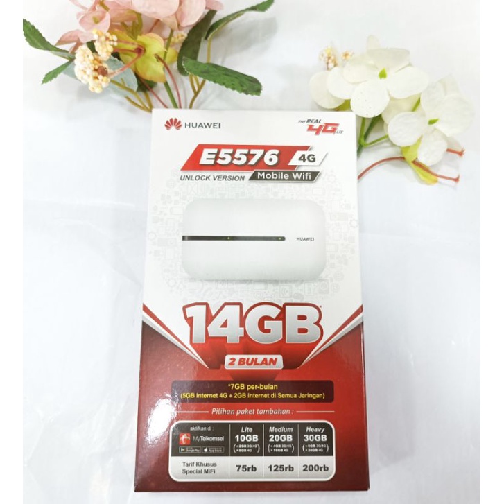 Modem Huawei E5576 4g Free 14gb Telkomsel