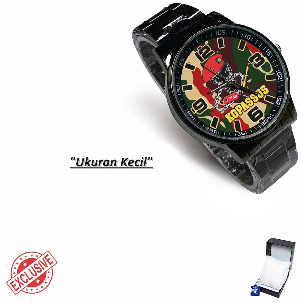 Jam Tangan Rantai Couple KOPASSUS TNI AD - 1 (Limited Edition)