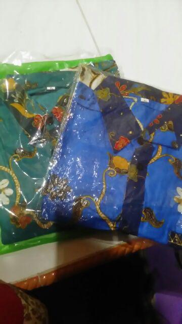 Hem Kemeja Atasan Batik Anak Laki-laki Cowok Madura Zigzag