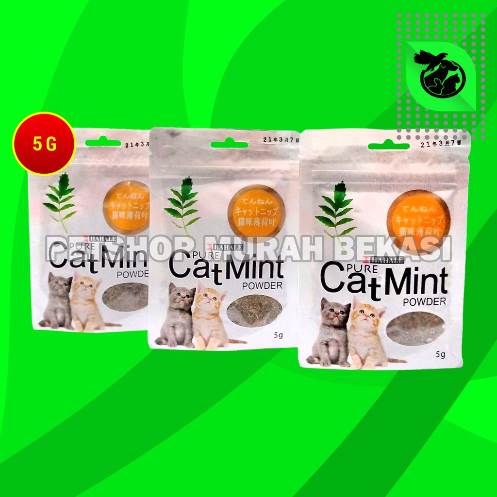 Pure Cat Mint Powder Sachet Cat Nip Serbuk Catnip Kucing