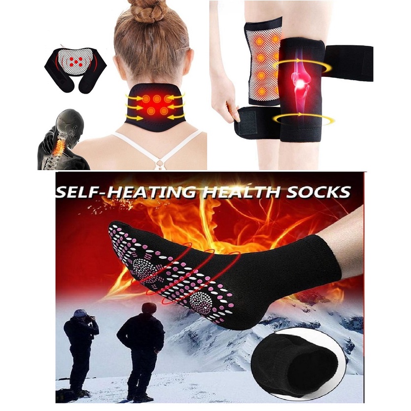 SABUK Terapi Leher LUTUT KAOS KAKI Magnetic Therapy Massager alat terapI KESEHATAN