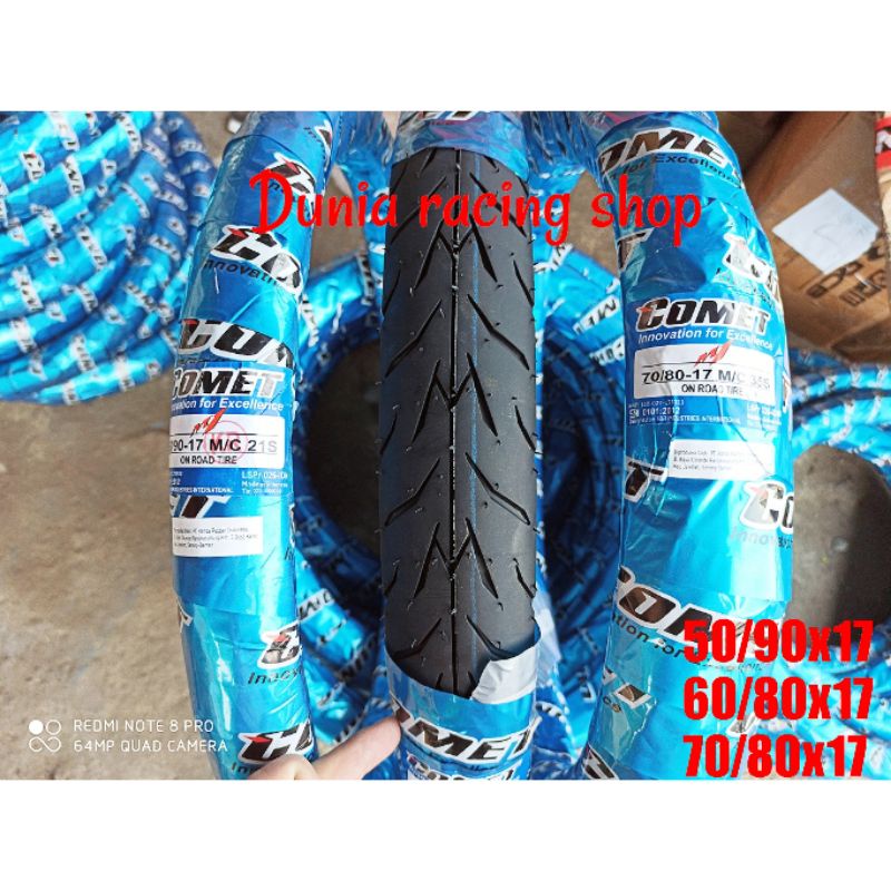 Ban Comet M1 50/90 17 60/80 17 70/80 17 Ban Luar Comet M1 sepasang