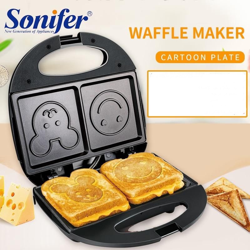 SANDWICH WAFFLE MAKER / CETAKAN ROTI KARTUN / SONIFER SANDWICH WAFFLE