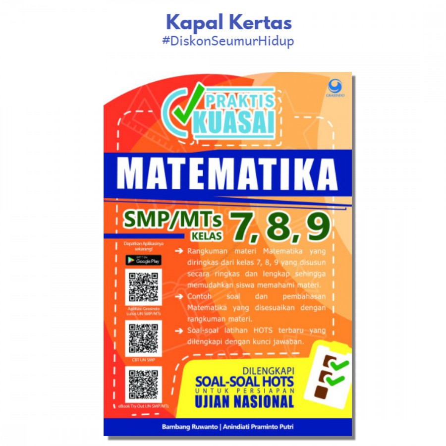 Smp Praktis Kuasai Matematika Smp Kelas 7 8 9 Soal Hots Shopee