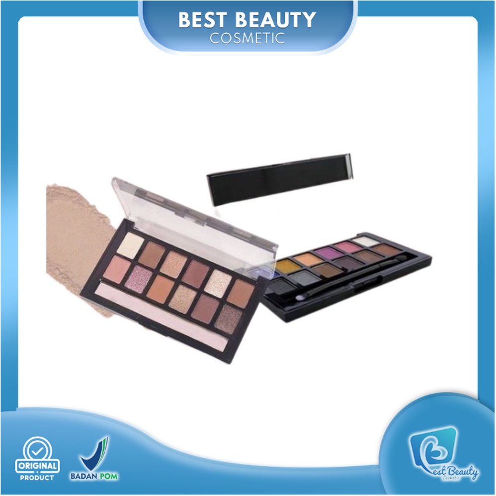 ★ BB ★ BRASOV Eyeshadow Palette 12 Colors - 01 Eyeshadow Perona Mata - 02 Nude - Eye Shadow