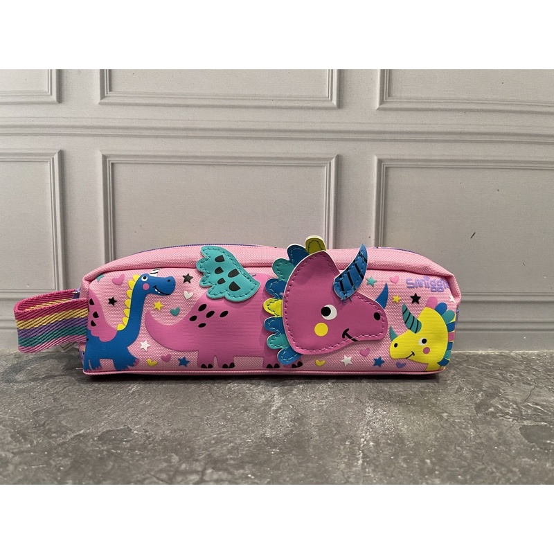 

SMIGGLE TEENY TINY PENCIL CASE UP N DOWN DINO PINK/TEMPAT PENSIL SMIGGLE