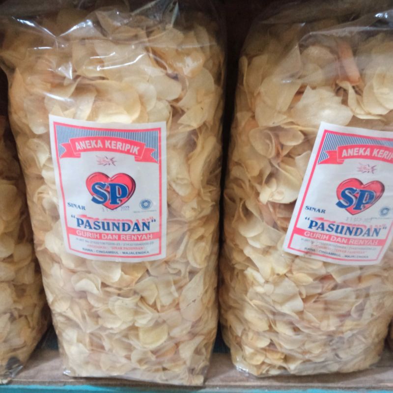 

Kripik singkong original gurih 200gr