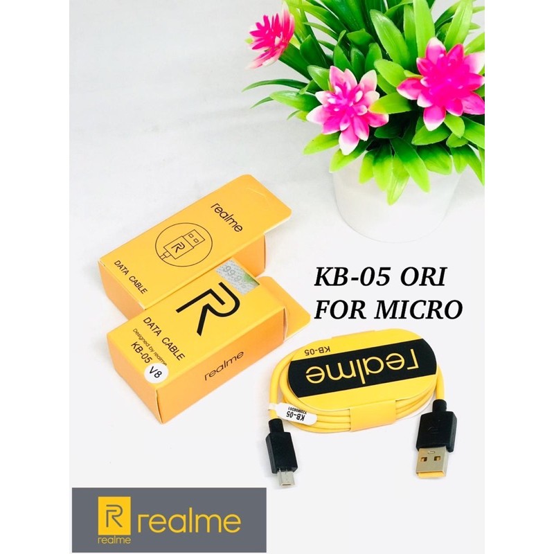 PROMO KABEL REALME KB-05 ORIGINAL KB05 VOOC NEW FOR MICRO &amp; TYPE C