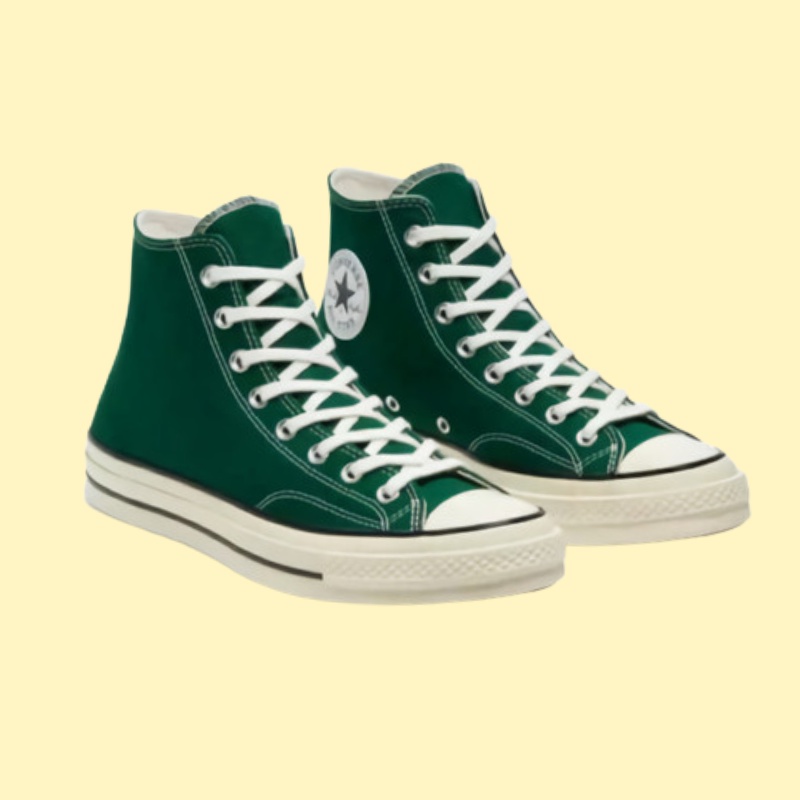 sepatu converse 70s pria wanita allstar hitam tinggi high egret premium import