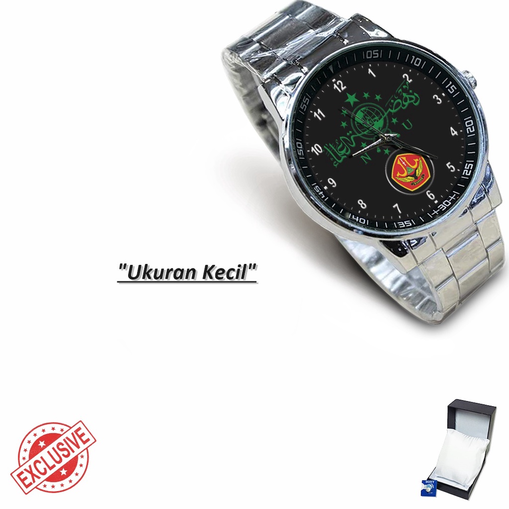 Jam Tangan Rantai Couple BANSER INDONESIA - NU (Mantul)