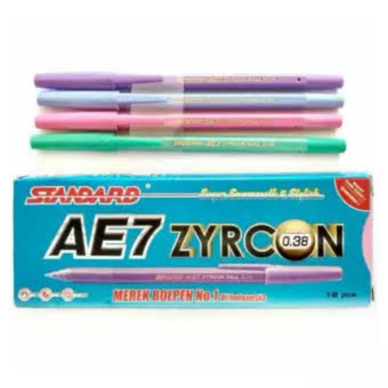 

pulpen standard AE7 zyrcon original - 12 pcs