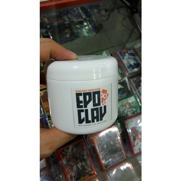 

(TERLARIS) epoclay large 500gr - Putih