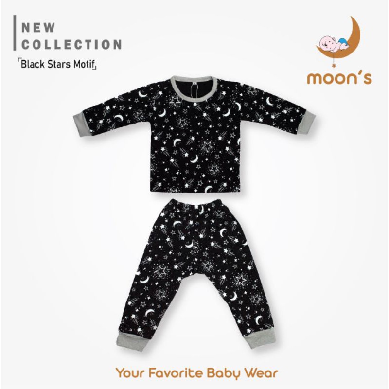 SETELAN OBLONG PANJANG, OBLONG CAMPURAN MOONS, BAJU BAYI PANJANG MOONS