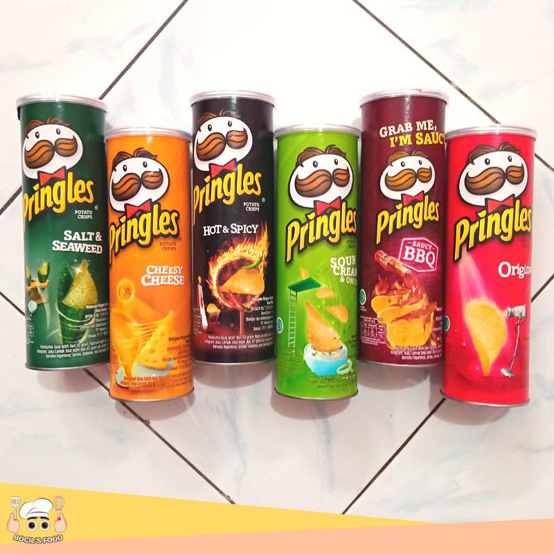 Jual Pringles 107 Gram/Pringles Ori/Pringles BBQ/Pringles Hot Spicy ...