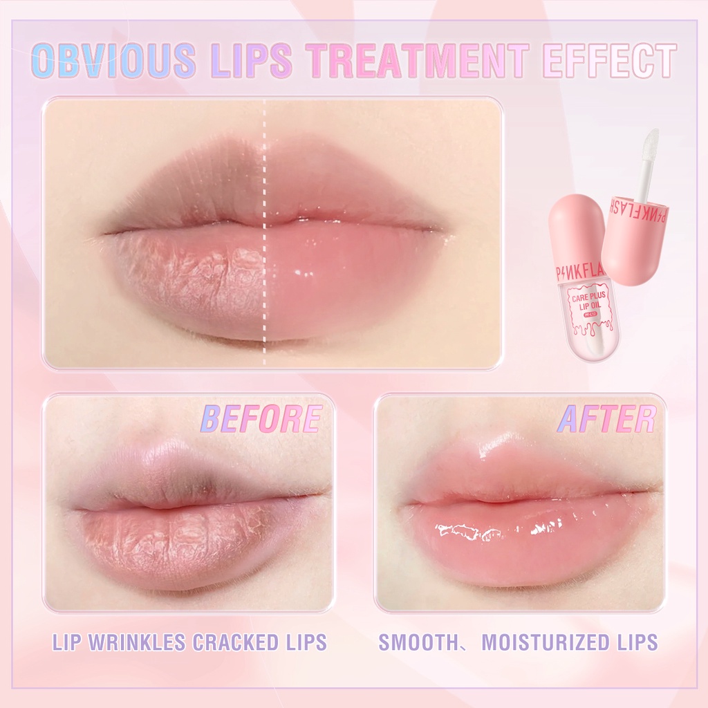 PINKFLASH Natural Lip Oil Lip Balm Lip Gloss PF-L12