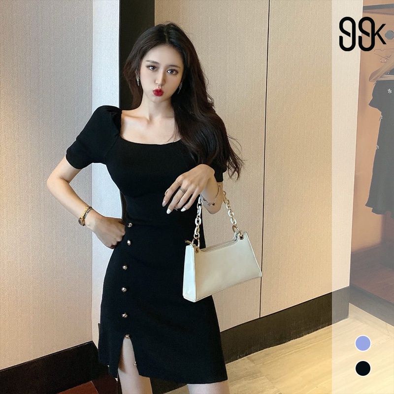 Korean Knitting Bodycon Sexy Mini Dress 2397