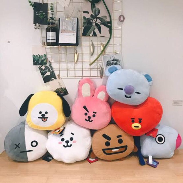  Boneka BT21  BTS Doll kpop bangtan Van Koya Shooky Rj Tata 