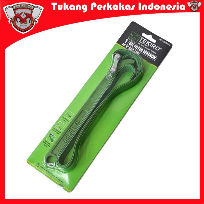 TEKIRO OIL FILTER WRENCH 9 INCH KUNCI OLI KULIT SABUK