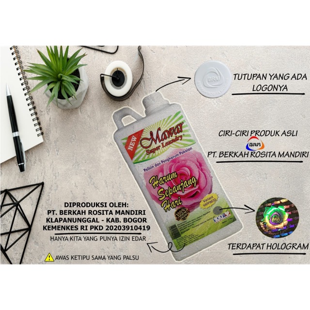 Mawar Super Laundry Parfum Ready stock