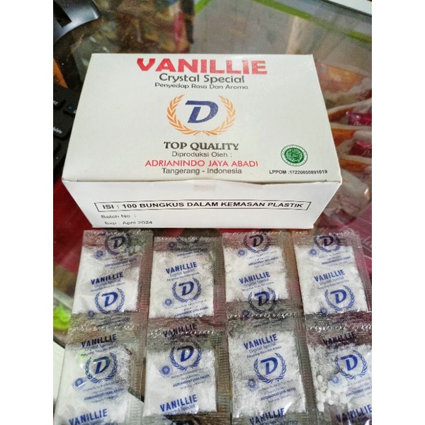 

Vanili Vanillie Bubuk Sachet Merk D