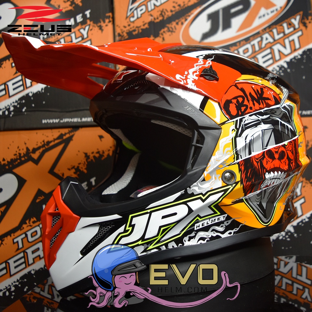 HELM JPX CROSS X38 PAKET GOOGLE SNAIL ORIGINAL - HELM JPX CROSS PAKET GANTENG JPX FOX1 CROSS HELM JPX TERBARU