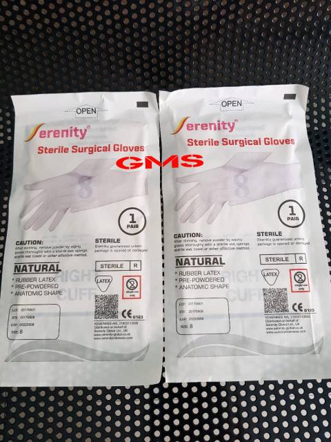 Sarung Tangan Steril Per Pasang / Surgical Gloves Sterile