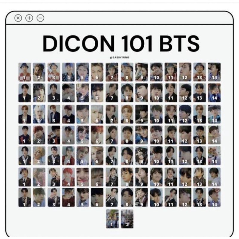PC DICON BTS