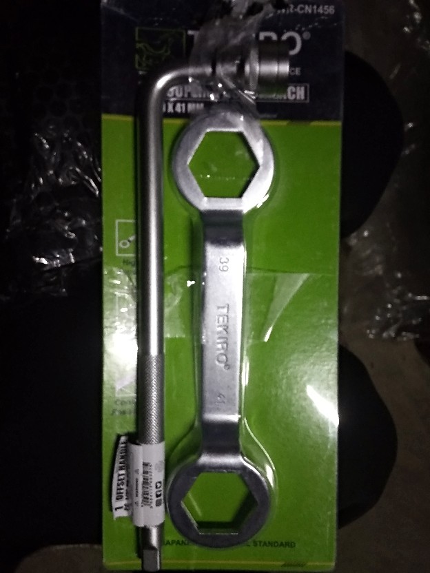 Tekiro Kunci Blok Mesin Ukuran 39 X 41 Mm Model Bengkok / Kunci Cvt