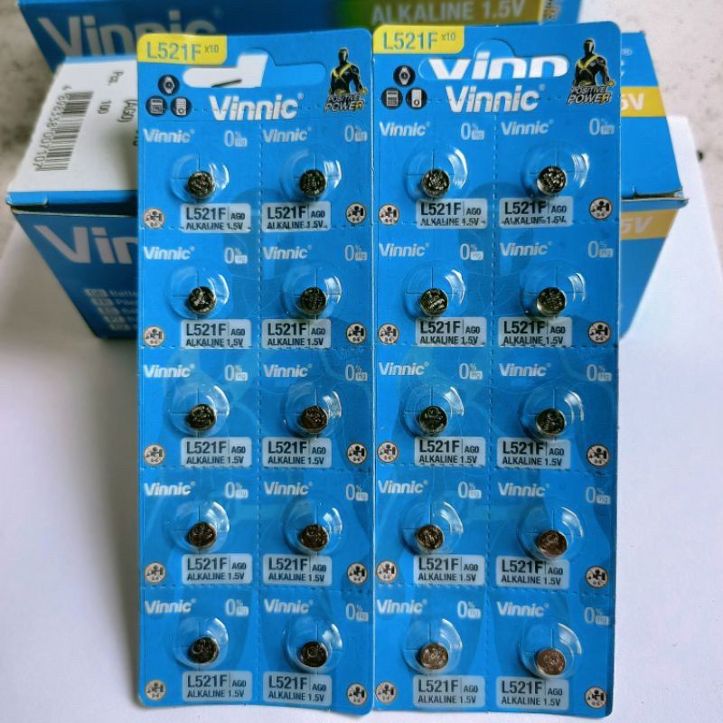 baterai 521 vinic batery SR521SW Batere vinnic 521